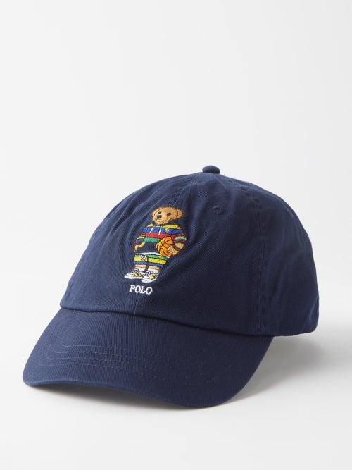 Polo Ralph Lauren - Polo Bear-embroidered Cotton-twill Cap - Mens - Navy