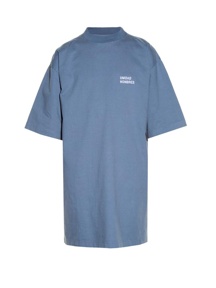 Vetements Oversized Cotton-jersey T-shirt Dress