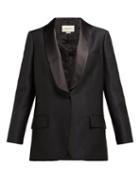 Matchesfashion.com Gucci - Veste D'homme Pour Femme Wool Blend Tuxedo Jacket - Womens - Black