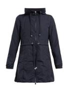 Matchesfashion.com Moncler - Topaz Hooded Raincoat - Womens - Navy