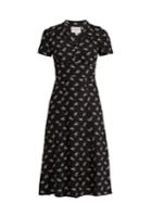 Hvn Morgan Comet-print Silk Dress