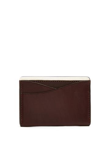 Passavant And Lee Sterling Silver And Leather Cardholder
