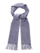 Begg & Co. Arran Hound's-tooth Cashmere Scarf