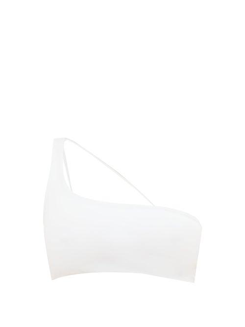 Matchesfashion.com Jade Swim - Apex One-shoulder Bikini Top - Womens - White