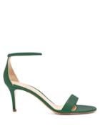 Matchesfashion.com Gianvito Rossi - Asia 70 Leather Sandals - Womens - Green