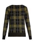 Tomas Maier Plaid Wool And Cashmere-blend Sweater