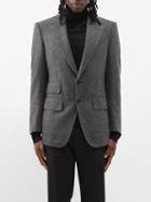 Tom Ford - Atticus Single-breasted Cashmere-blend Blazer - Mens - Grey