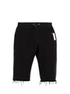 Matchesfashion.com Satisfy - Jogger Cotton Fleece Shorts - Mens - Black