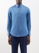 Brunello Cucinelli - Denim Shirt - Mens - Blue