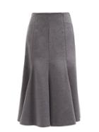 Gabriela Hearst - Amy Silk Midi Skirt - Womens - Grey Multi