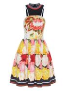 Mary Katrantzou Densis Rosa Alba-print Mini Dress