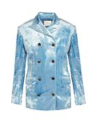 Hillier Bartley Double-breasted Velvet Jacket