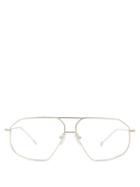 Matchesfashion.com Prism - Santiago Metal Aviator Glasses - Womens - Gold