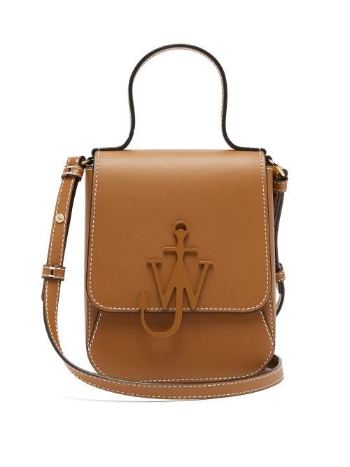 Matchesfashion.com Jw Anderson - Top Handle Anchor-logo Cross-body Bag - Womens - Tan