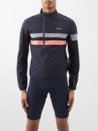 Rapha - Brevet Striped Gore-tex Jacket - Mens - Navy Pink