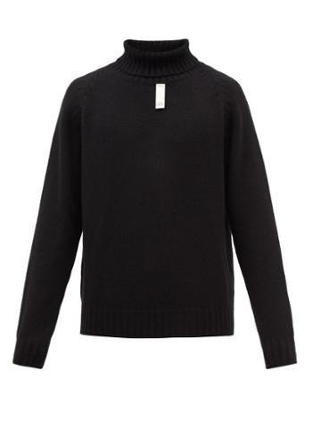 Umit Benan B+ - Roll Neck Ribbed-cashmere Jumper - Mens - Black