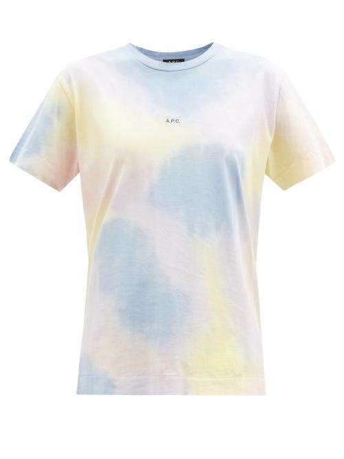 A.p.c. - Janice Tie-dyed Cotton-jersey T-shirt - Womens - Multi