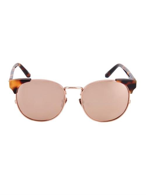 Linda Farrow Tortoiseshell And Rose-gold Plated Sunglasses