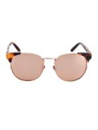 Linda Farrow Tortoiseshell And Rose-gold Plated Sunglasses