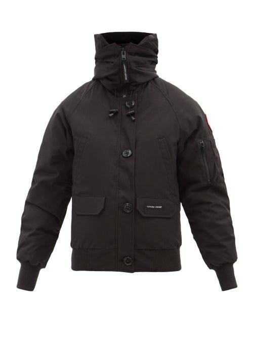 Canada Goose - Chilliwack Hooded Down Bomber Jacket - Womens - Black