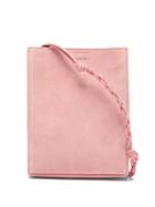 Ladies Bags Jil Sander - Tangle Small Braided-strap Suede Shoulder Bag - Womens - Pink