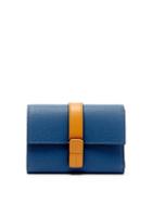 Matchesfashion.com Loewe - Compact Leather Wallet - Womens - Blue