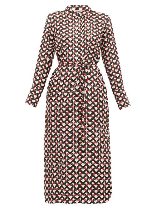 Matchesfashion.com S Max Mara - Egoista Dress - Womens - Red Multi
