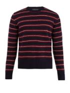 Prada Crew-neck Striped Wool Sweater