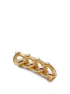 Matchesfashion.com Rosantica By Michela Panero - Liberta Crystal Stud Hair Clip - Womens - Gold