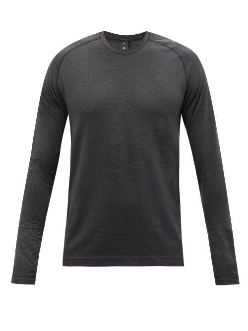 Lululemon - Metal Vent 2.0 Silverescent-mesh Long-sleeved Top - Mens - Black