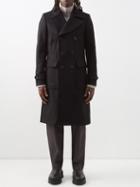 Belstaff - Milford Melton Wool-blend Overcoat - Mens - Black