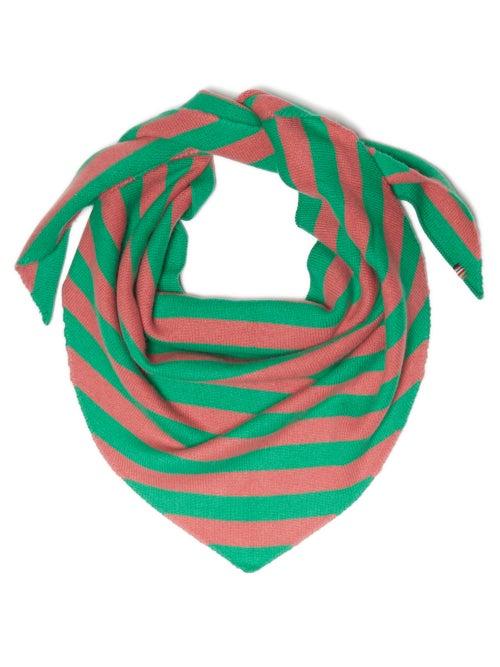 Extreme Cashmere - No.201 Striped Stretch-cashmere Scarf - Womens - Green Multi