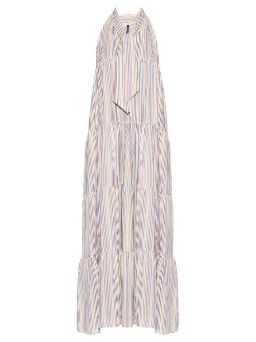 Lisa Marie Fernandez Baby Doll Striped Seersucker Dress