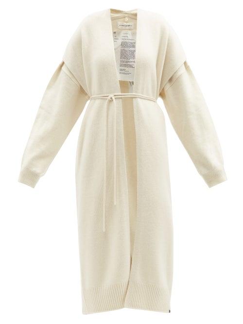 Extreme Cashmere - No. 210 East Long Stretch-cashmere Cardigan - Womens - Cream