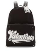 Valentino Logo-appliqu Backpack