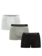 Matchesfashion.com Polo Ralph Lauren - Pack Of Three Logo Jacquard Boxer Briefs - Mens - Multi