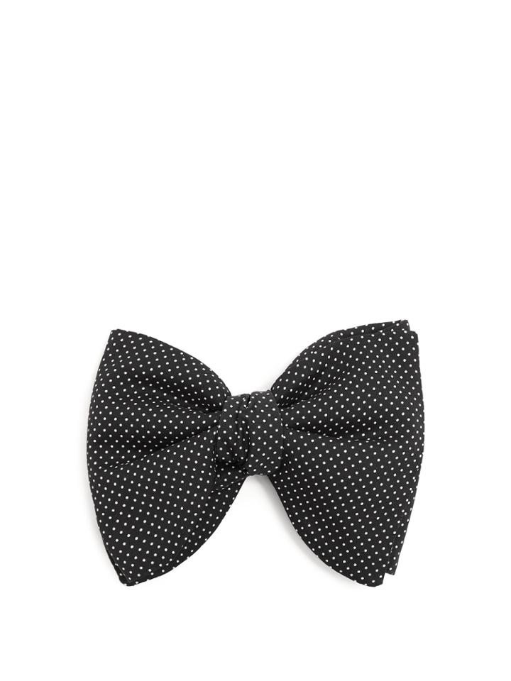 Bottega Veneta Polka-dot Silk Bow Tie