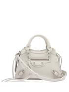 Balenciaga - Neo Classic City Mini Grained-leather Bag - Womens - White