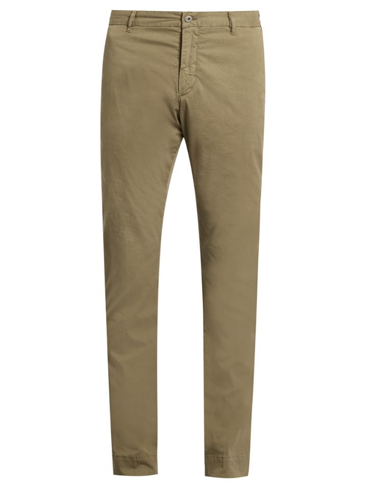J.w. Brine Owen Cotton-blend Gabardine Chino Trousers