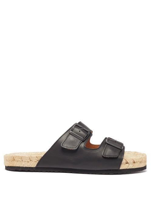 Matchesfashion.com Maneb - Nordic Leather Sandals - Mens - Black