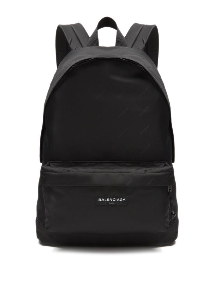 Balenciaga Logo-print Nylon Backpack