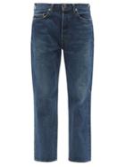 Matchesfashion.com Chimala - Cropped-cuff Straight-leg Denim Jeans - Womens - Dark Denim