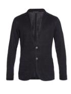 John Varvatos Linen-blend Knit Cardigan