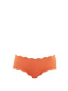 Matchesfashion.com Marysia - Spring Scalloped Edge Bikini Briefs - Womens - Orange