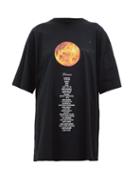 Matchesfashion.com Vetements - Venus Oversized Cotton Jersey T Shirt - Womens - Black Multi