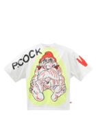Walter Van Beirendonck - P Cock-print Cotton-jersey T-shirt - Mens - Yellow White