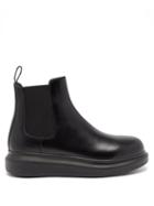Matchesfashion.com Alexander Mcqueen - Hybrid Leather Chelsea Boots - Womens - Black