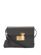 Dunhill - Lock Small Leather Cross-body Bag - Mens - Black