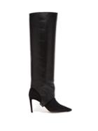 Matchesfashion.com Jimmy Choo - Hurley Two Piece Knee High Boots - Womens - Black