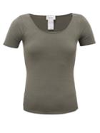 Matchesfashion.com Lemaire - Seamless Stretch-jersey T-shirt - Womens - Khaki